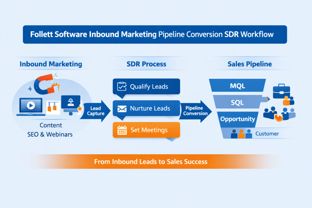 Follett Software Inbound Marketing Pipeline Conversion SDR Workflow
