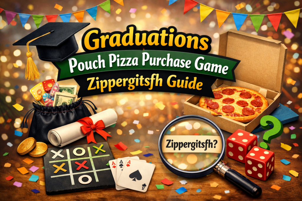 Graduations Pouch Pizza Purchase Game Zippergitsfh
